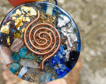 Custom orgone Pendant ANY PICTURE - Personalized Orgone gift for Meditation EMF protection