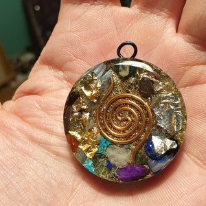 PLEIADIAN Geometry of Light Orgone Pendant image 3