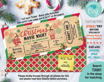 Free Movie Night Party Printables By Printabelle Catch My