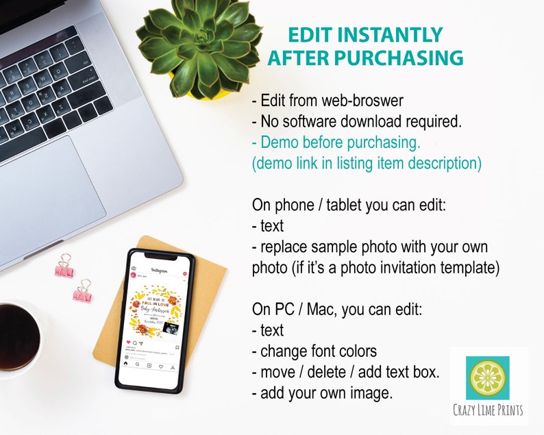Download Digital Fall Pregnancy Announcement EDITABLE Template. | Etsy