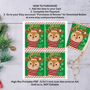EDITABLE Christmas Juice Pouch Labels Set of 3 Bundle. Printable Kid ...