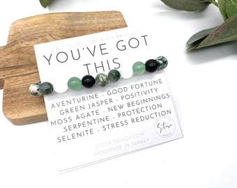 You've Got This Empowering Crystal Bracelet for Confidence and New Starts