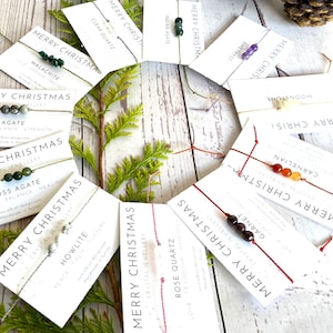 Crystal Advent Calendar Bracelets: 24 Adjustable Gemstone Gifts