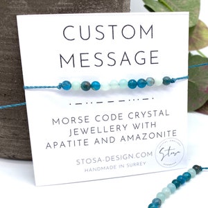 Bracelet code Morse - bracelet personnalisé - bracelet prénom - bracelet personnalisé, bracelet pour couple, bracelet message, bijoux code morse pour homme