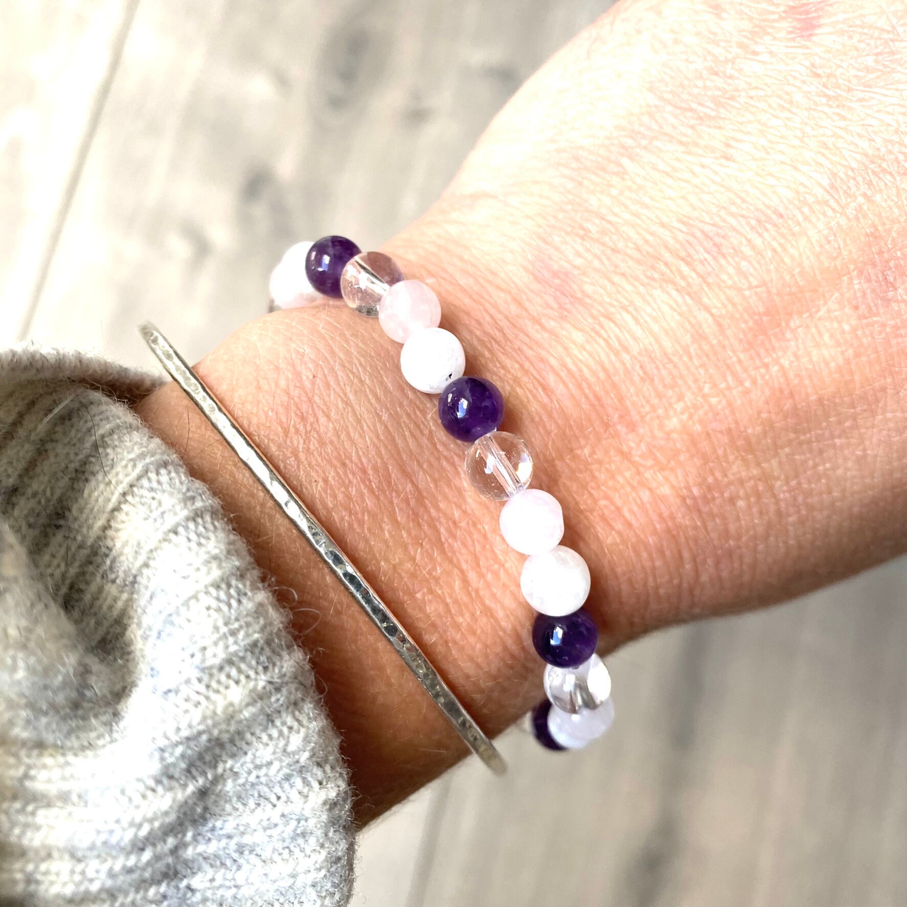Crystal bracelet 2024 for grief