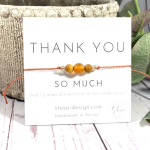 Thank You Gift - Thank You Bracelet - Thank You Present - Crystal Bracelet - Dainty Bracelet - Gift Bracelet - Friendship Gift - Aroma