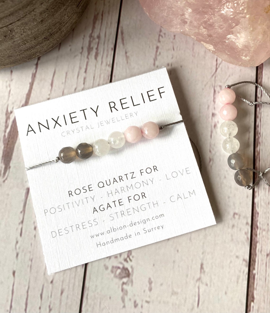 crystal anxiety bracelet