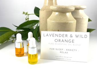 Pure Essential Oil Blend: Anxiety & Sleep Support
