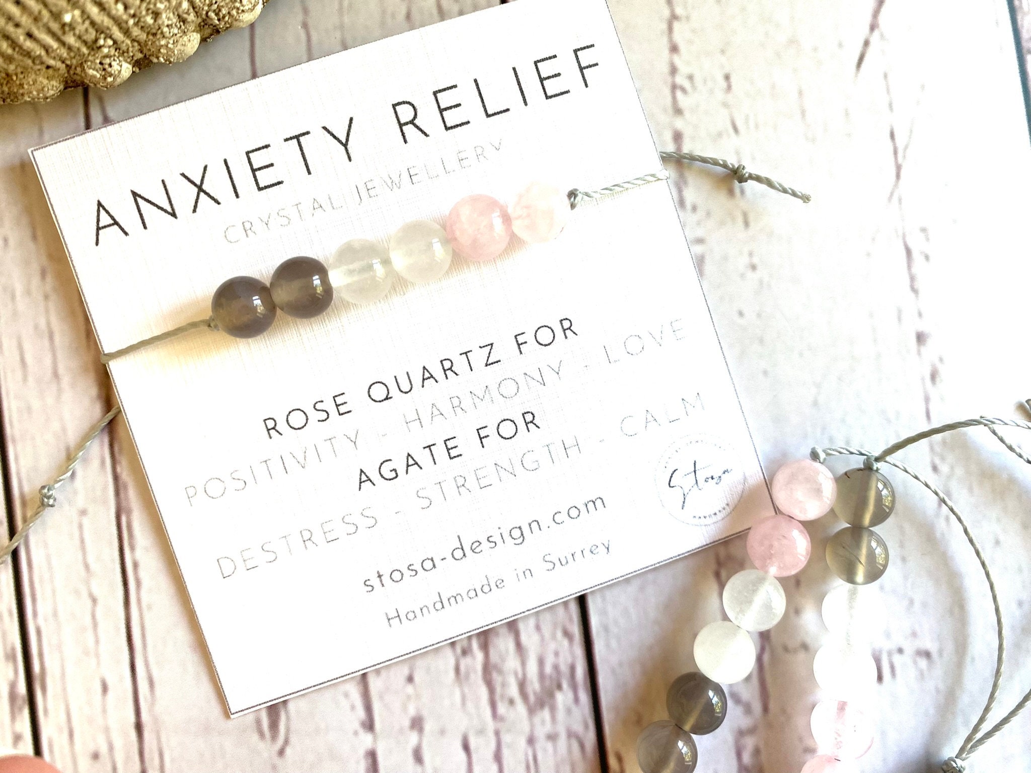 Crystal jewelry for best sale anxiety