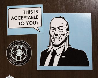3-6" Decal + Sticker Bundle - Cecil Stedman - Invincible