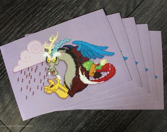 Discord - A5 Pixel Art Print, Full Color