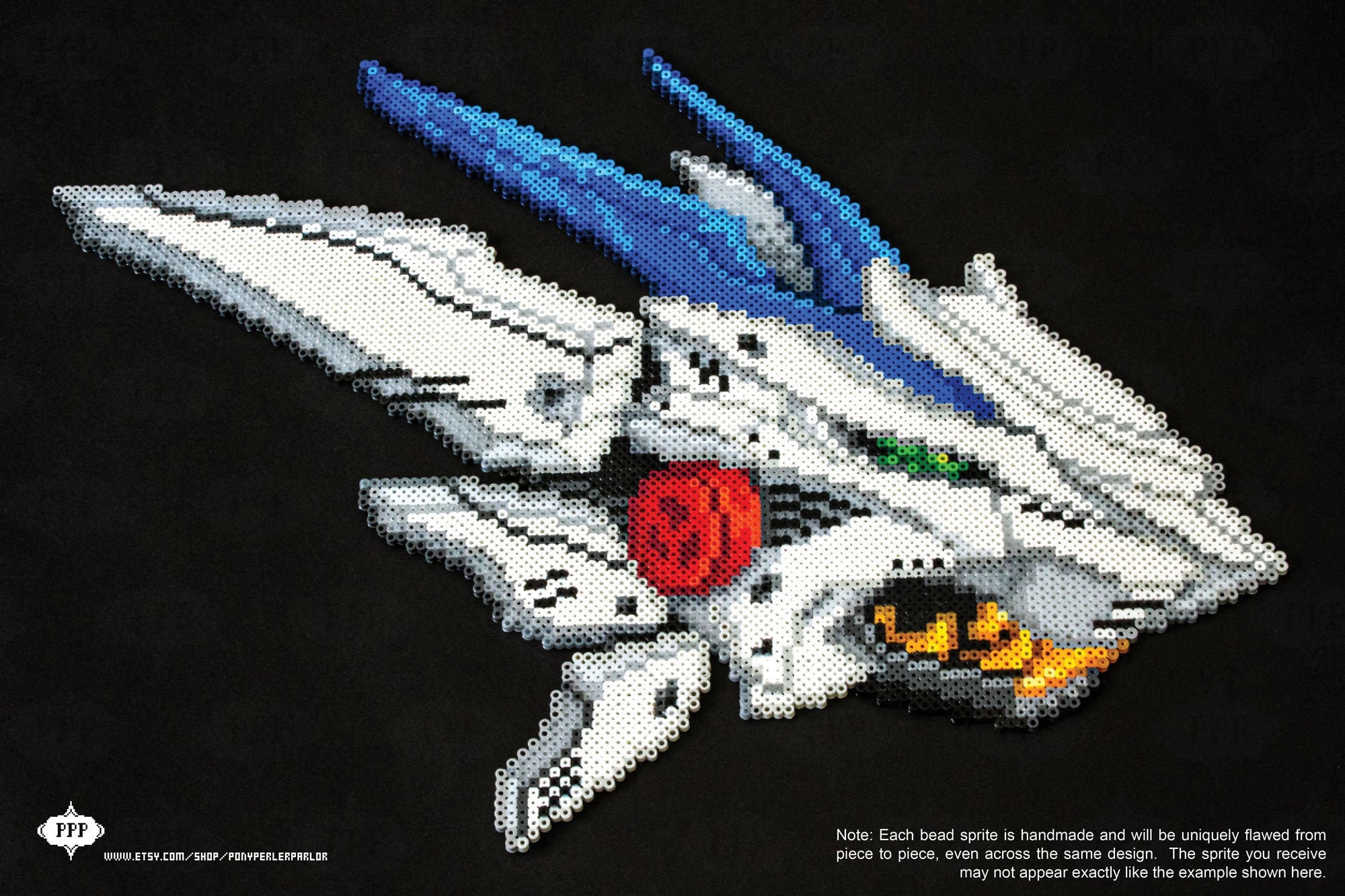 Perler Raboot Robot Liger Large Perler Bead Sprite - Animal Mecha Robot Anime - Etsy