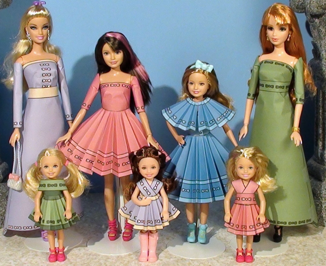 Lydia Printable Doll Clothes Fits Barbie and More Etsy