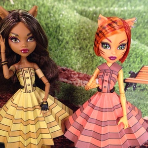 Nicole Printable Doll Clothes Makes great Monster High Clothes image 3