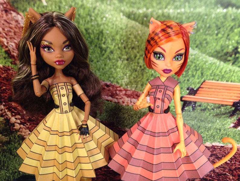 Nicole Printable Doll Clothes Makes great Monster High Clothes image 3