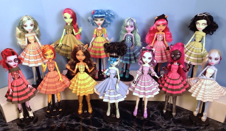 Nicole Printable Doll Clothes Makes great Monster High Clothes image 4