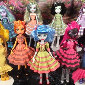 Nicole Printable Doll Clothes Makes great Monster High Clothes image 1