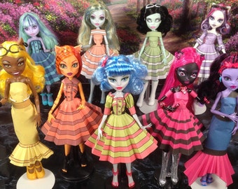 Nicole Printable Doll Clothes - Makes great Monster High Clothes