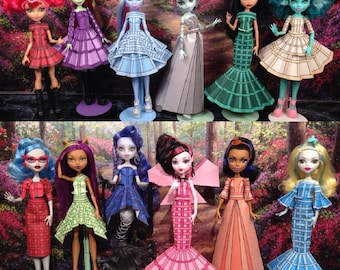 Olivia Printable Doll Clothes - Fits Monster High, Ever After High, and More