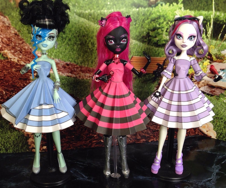 Nicole Printable Doll Clothes Makes great Monster High Clothes image 2