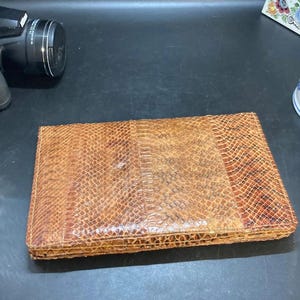Vintage Schlangenleder Handtasche / Geldbörse