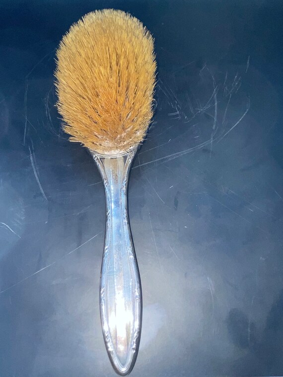 antique solid silver brush  (England) hallmarked - image 8