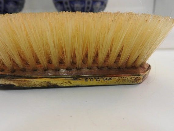 antique solid silver brush for clothes (England) … - image 4