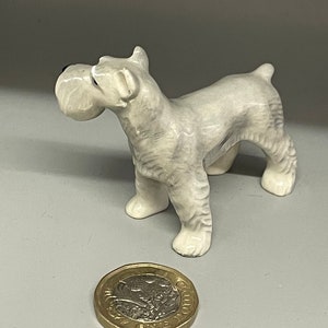 Vintage amerikanische kleine Porzellanfigur Miniaturhund von Hagen Renaker