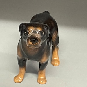 Vintage amerikanische kleine Porzellanfigur Miniaturhund von Hagen Renaker