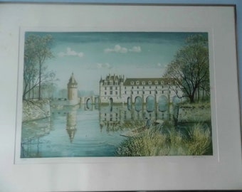 JEREMY KING CHISWICK REACH リトグラフ 額縁 絵（インテリア額