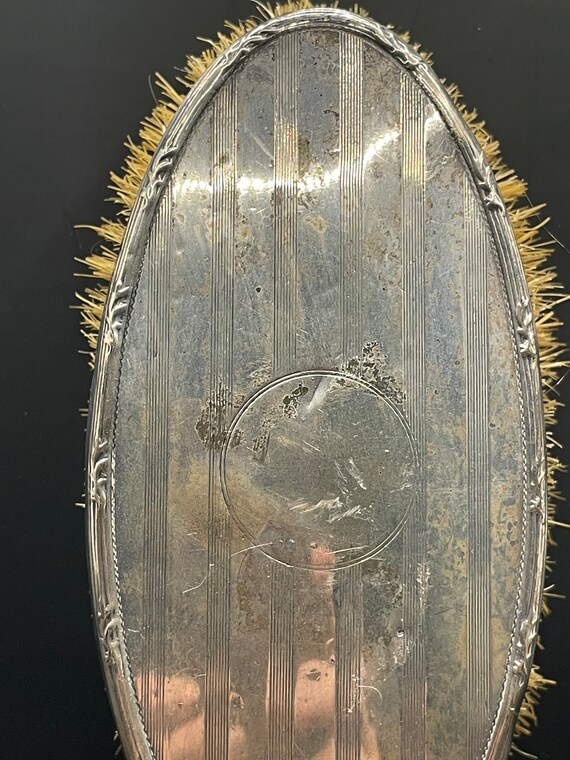 antique solid silver brush  (England) hallmarked - image 3