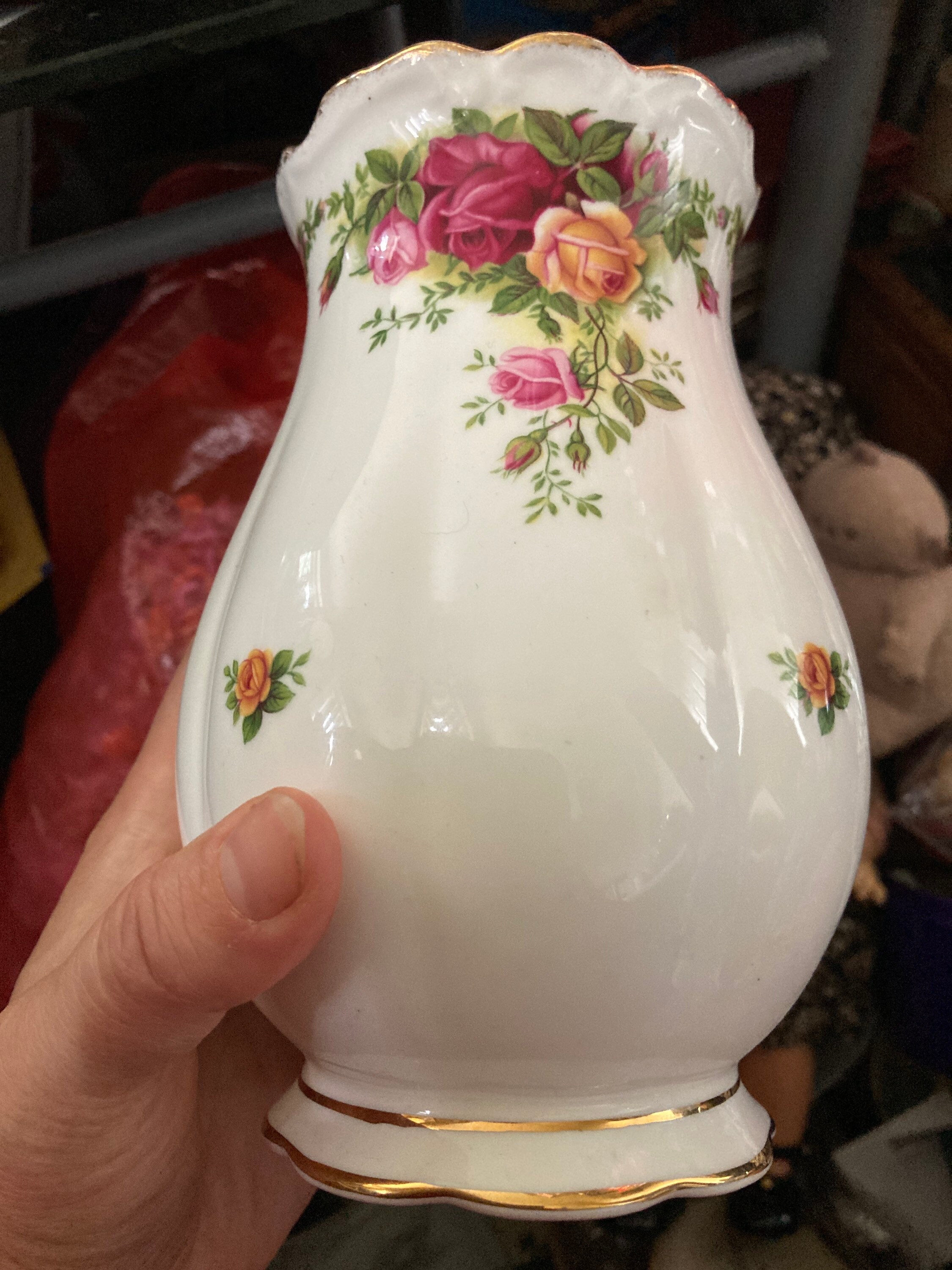 Royal Albert – Old Country Rose, Vaas (klein) – Rosia Tableware