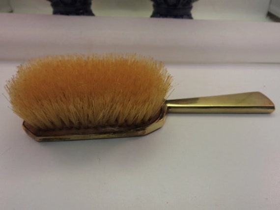 antique solid silver brush for clothes (England) … - image 3