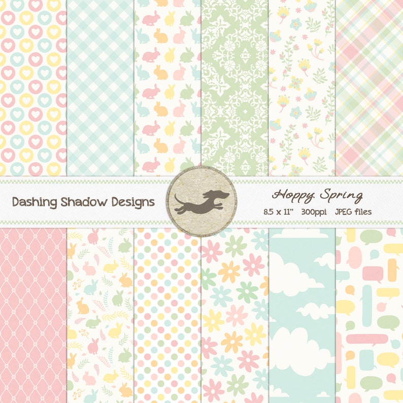 My Etsy Favorites - Digital Paper for Kids