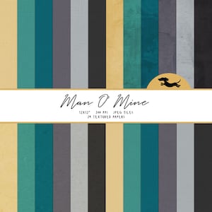 Masculine digital paper, Scrapbook paper, Teal cardstock, Printable scrapbook paper, Solid color background, Printable textured paper
