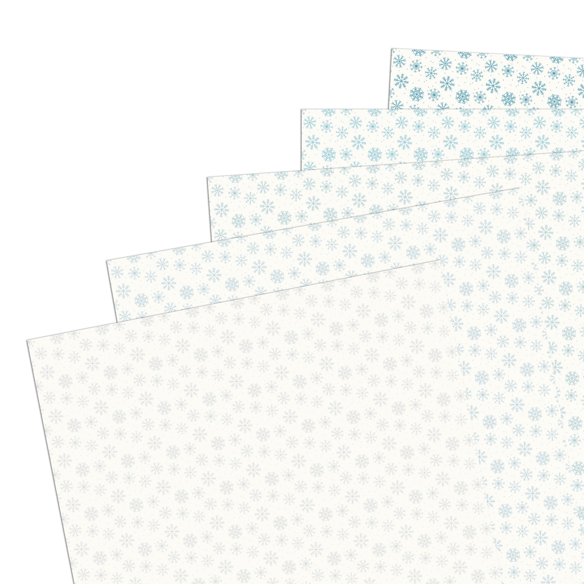 Snow Bottom Paper Snow Digital Paper, Scrapbook Paper, Winter Snowflake Pattern ...