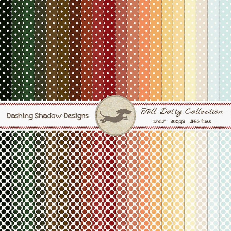 Electronic Printable Sbook Craft Paper - Tumble Dotty Range - Seamless Polka Dots Autumn Brown Pink - 12 x 12\ photo regarding Dotty Paper Printable known as Electronic Printable Sbook Craft Paper - Drop Dotty Variety - Seamless Polka Dots Autumn Brown Pink - 12 x 12\