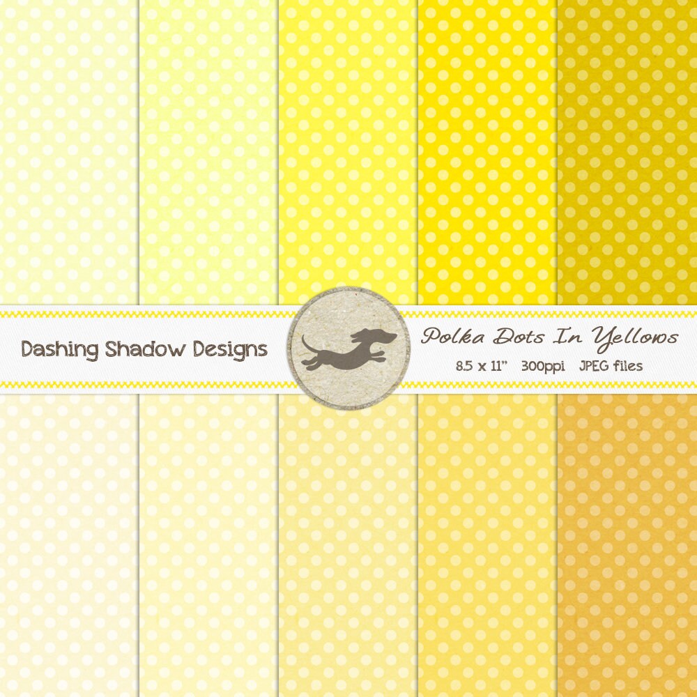 Download Digital Printable Scrapbook Craft Paper A4 Polka Dots in ...
