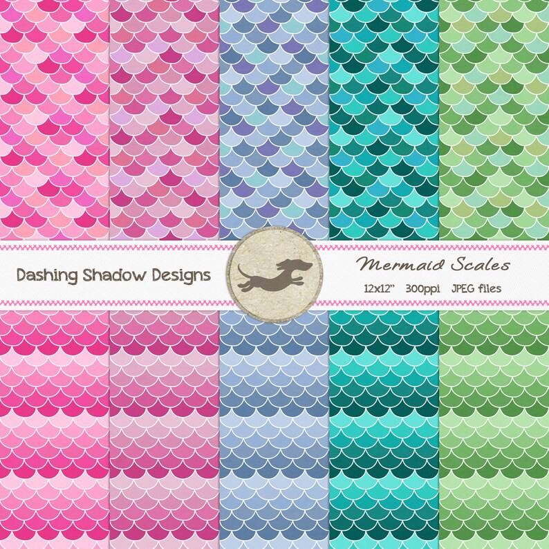Mermaid Scales Digital Paper Pack Gold Mermaid Paper Printable Mermaid Rainbow Paper Scrapbook Art Mermaid Digital Paper Blue Aqua Green