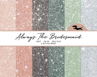 Glitter digital paper, Scrapbook paper, Sparkle paper, Printable scrapbook paper, Glitter background, Pink glitter, Printable glitter paper