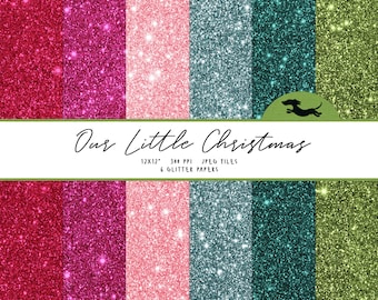 Glitter digital paper, Scrapbook paper, Christmas glitter paper, Printable scrapbook paper, Printable glitter paper, Bright glitter paper