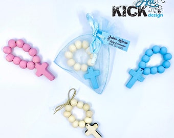 Mini Vintage Rosary favors for Communion, Baptism, New Born, Wedding, Showers