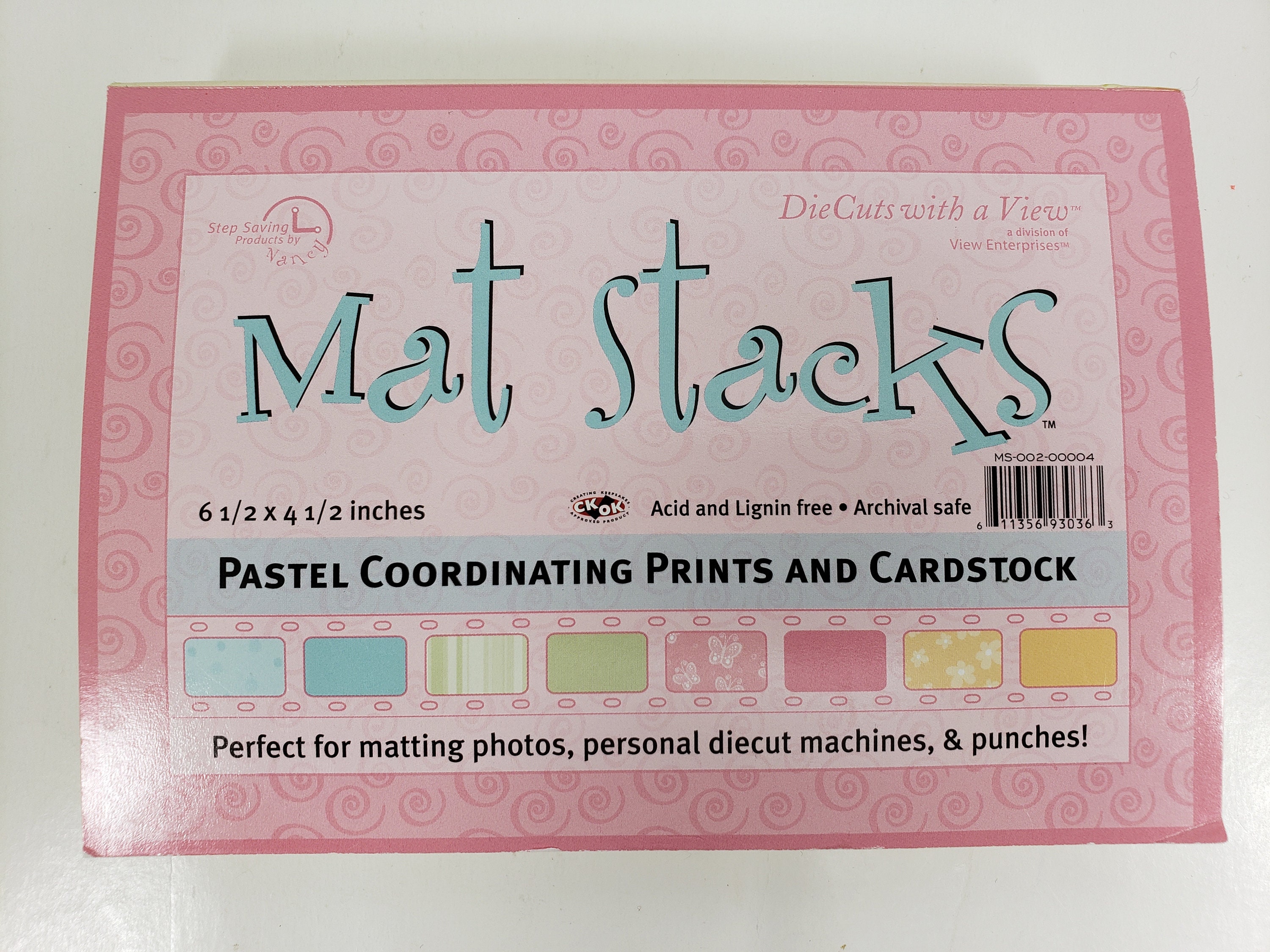 Step Saving Mat Stacks Pastel Coordinating Prints & Cardstock 