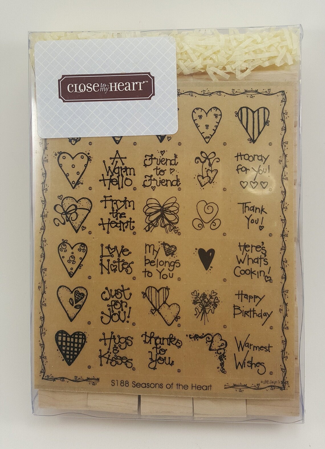 Close To My Heart Rubber Stamp S188 Seasons Of The Etsy