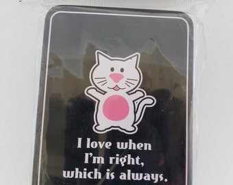 Lata de almacenamiento Cat Design
