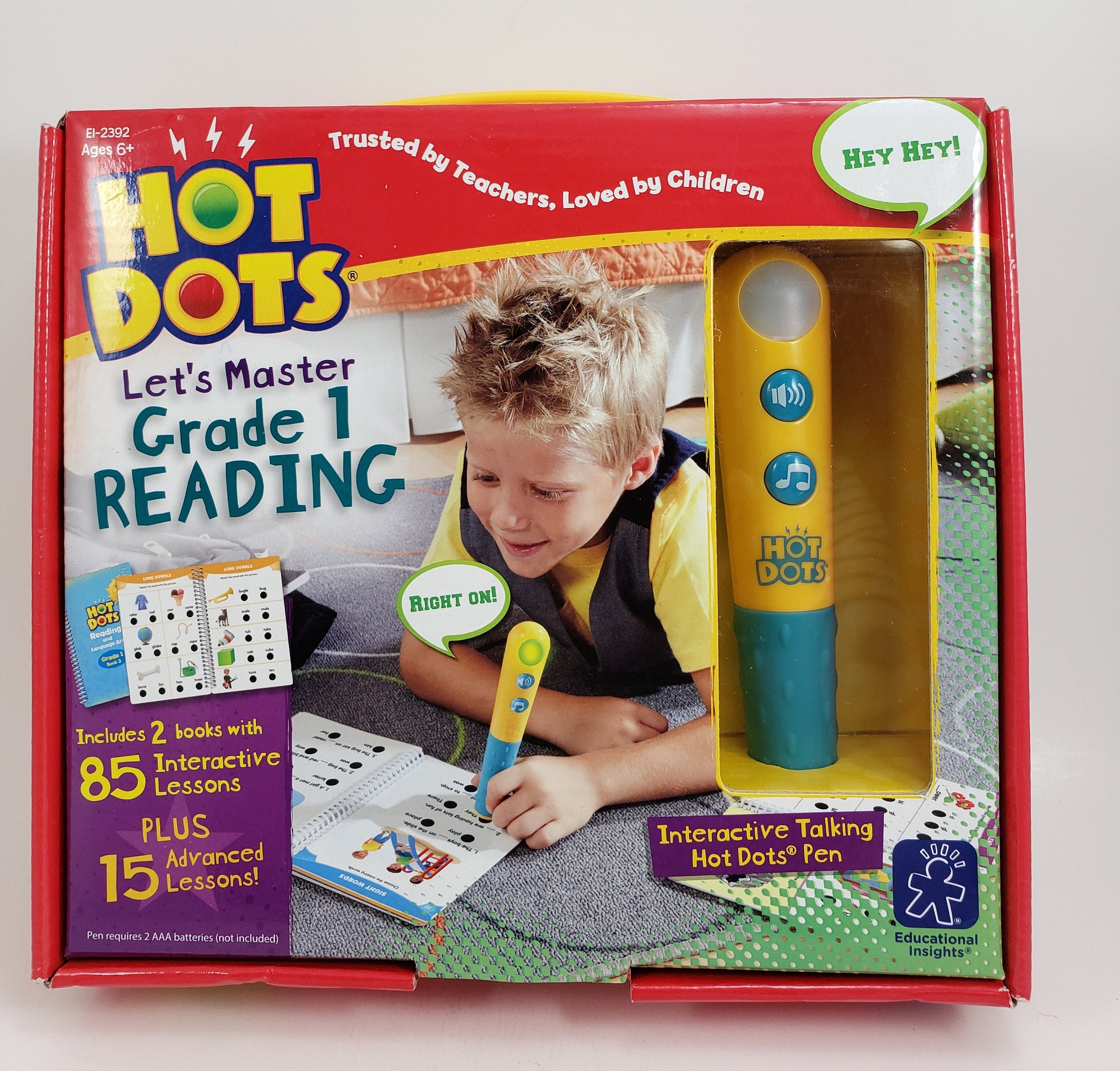 Educational Insights Hot Dots Let's Master Grade 1 Reading 