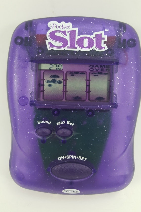 electronic handheld slot machine game