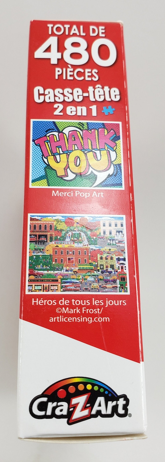 Cra Z Art 2-in-1 Puzzles: Thank You Pop Art & Everyday Heroes (480