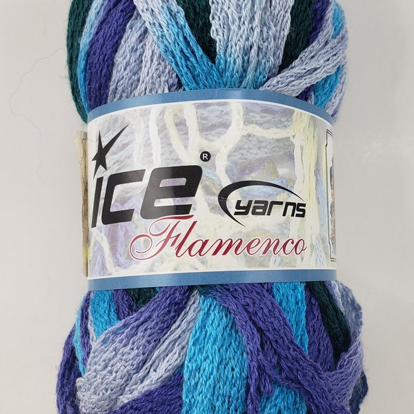 Ice "Flamenco" Multicolored Variegated Yarn - 2 Skeins