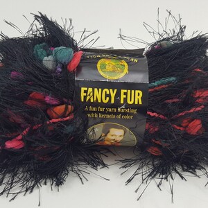 Lion Brand Fancy Fur # 267 &quot;Strawberry Fields&quot; Yarn